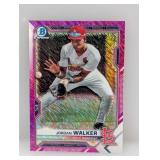 /199 2021 Bowman Chrome Jordan Walker Pink Wave