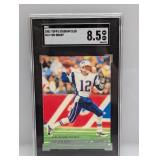 2002 Stadium Club Football Tom Brady #18 SGC 8.5