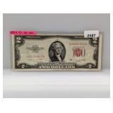 1953-B Red Seal $2 US Note