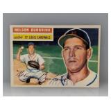 1956 Topps Nelson Burbrink #27 Low Card# Stains