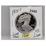 1995-P PF 1oz .999 Silv Eagle $1 Dollar