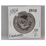 1984 1oz .999 Silv Engelhard Prospector Round