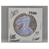 2003 1oz .999 Silv Eagle $1 Dollar Hologram