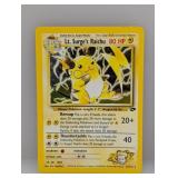 Pokemon 2000 Lt Surges Raichu Holo 11 *Corner