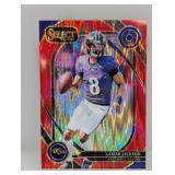 2024 Select Lamar Jackson Red Prizm Shock /249