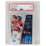 2023 Score - Case Hit Tom Brady Top 100 1 PSA 9