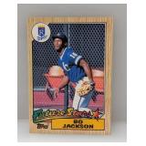 1987 Topps Future Stars Bo Jackson RC #170 Stain