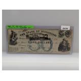 1862 $50 Dollar State of MS Confederate Note