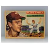 1956 Topps Mayo Smith #60 Crease