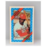 1972 Xograph Lou Brock #48 Small Crack/Edges