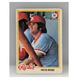 1978 Topps Pete Rose #5 Low Card# Crease
