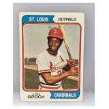 1974 Topps Lou Brock #60 Wrinkles