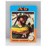 1975 Topps Reggie Jackson #300 Indents