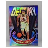 1998 Topps Chrome Destiny Grant Hill Refractor D1