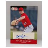 2022 Leaf Nolan Gorman Autograph #1