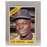 1966 Topps Lou Brock #125 Creases/Stain