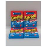 (4) 1989 Donruss Baseball Packs