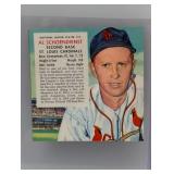 1955 RED MAN TOBACCO AL SCHOENDIENST HOF 18N C/C