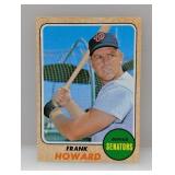 1968 TOPPS FRANK HOWARD 1960 NL ROOKIE OF THE YEAR