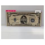 1934-C $5 Silver Certificate