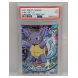 2000 Topps Chrome Pokemon Wartortle Spectra PSA 7