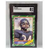 1986 Topps #11 Walter Payton SGC 8 NM-MT