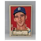 1952 Topps #33 Warren Spahn HOF Braves Surface