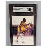 2000-01 UD SP Authentic #39 Kobe Bryant SGC 10 GM