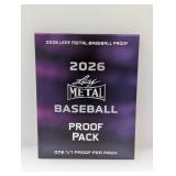 2026 Leaf Metal Baseball 1/1 Proof Pack