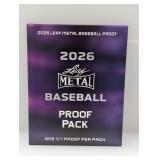 2026 Leaf Metal Baseball 1/1 Proof Pack