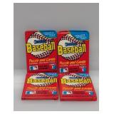 (4) 1988 Donruss Baseball Packs