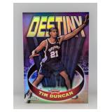 1998 Topps Chrome Destiny Tim Duncan Refractor D8
