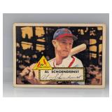 1952 Topps #91 Red Schoendienst  HOF Creases