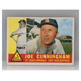 1960 Topps Joe Cunningham #40 Indents