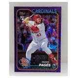 2024 Topps Purple Pedro Pages RC SP 271/799 #338