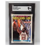 1993-94 Topps Scoring Leader Michael Jordan SGC 9