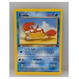 Pokemon 1999 1st Edition Krabby 51