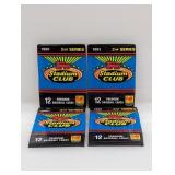 (4) 1991 Topps Stadium Club Series 2 Packs
