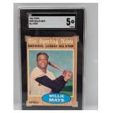 1962 Topps Willie Mays SGC 5