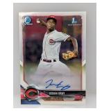 2018 Bowman Draft Josiah Gray Chrome Draft Auto