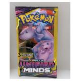 Pokemon Unified Minds 3 Card Mini Booster Pack