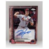 2025 Topps Chrome Michael McGreevy RC Auto