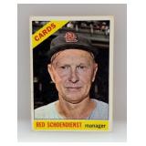 1966 Topps Red Schoendienst #76 Surface/Stains