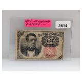 1874 10 Cent Fractional Currency