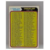 1974 TOPPS #126 CHECKLIST: 1-132 (unmarked) C/E/S