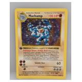 Pokemon 1999 1st Edition Shadowless Machamp 8 *DMG