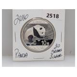 2016 30G .999 Silv Panda 10 Yuan