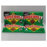 (4) 1989 Bowman Look For Griffy Jr. Rc Packs