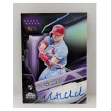 2025 Topps Ch Black Purple /75 Auto Church RC