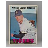 1967 TOPPS Baseball MICKEY LOLICH 88 Surface